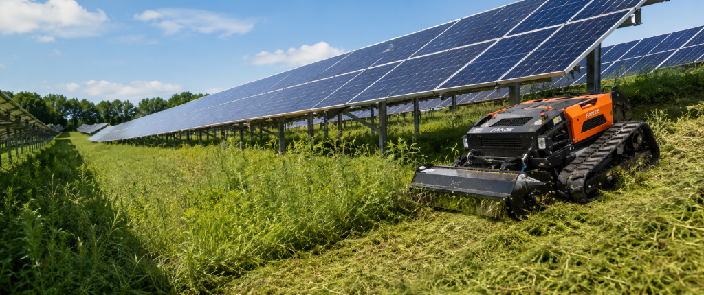 Remote mower cutting width comparison for vegetation management projects