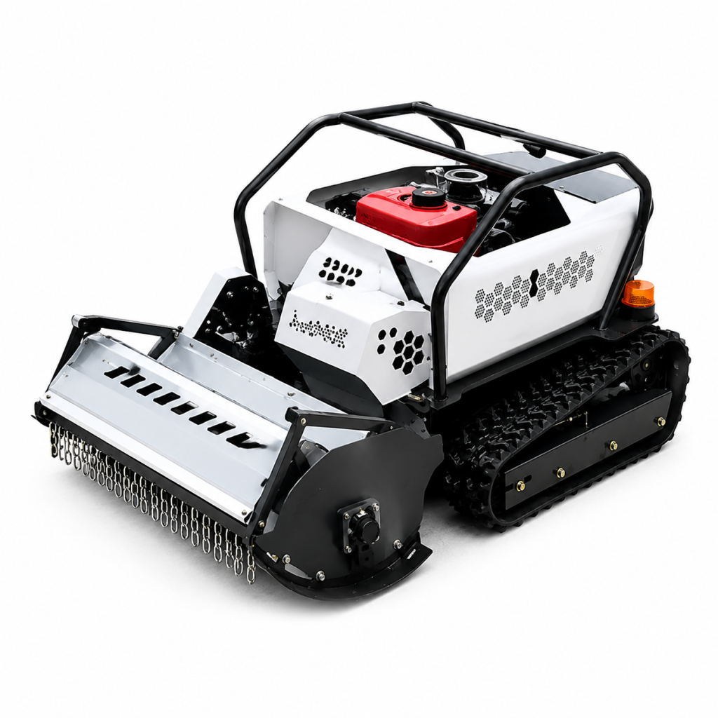 RCM-550 Orchard Remote Control Mower for slopes orchards and vegetation management