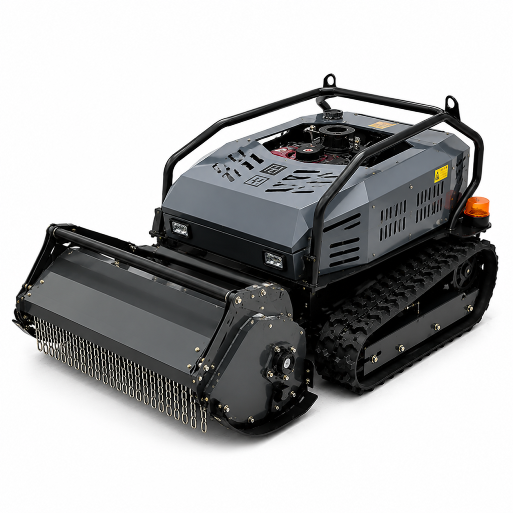 RCM-H800 Hybrid Remote Control Mower for slopes orchards and vegetation management